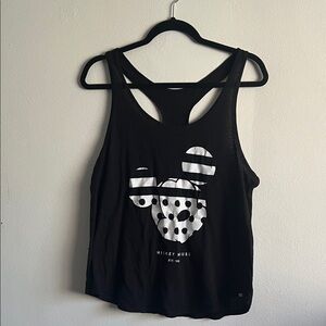 Neff Black and White Mickey Mouse Tank Top